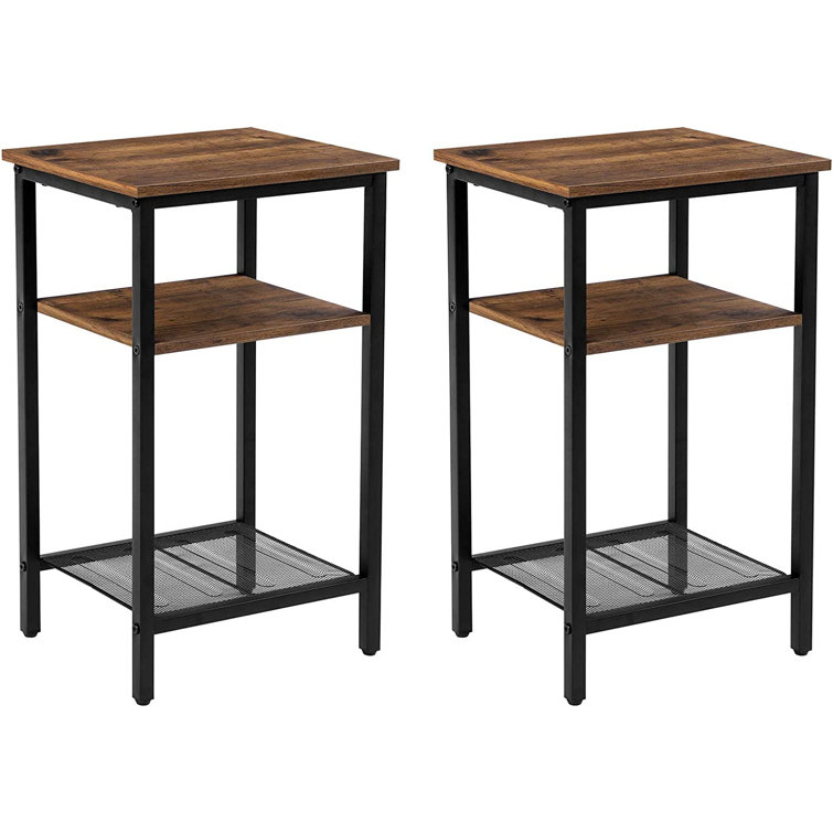 17 Stories Iron Nightstand Wayfair